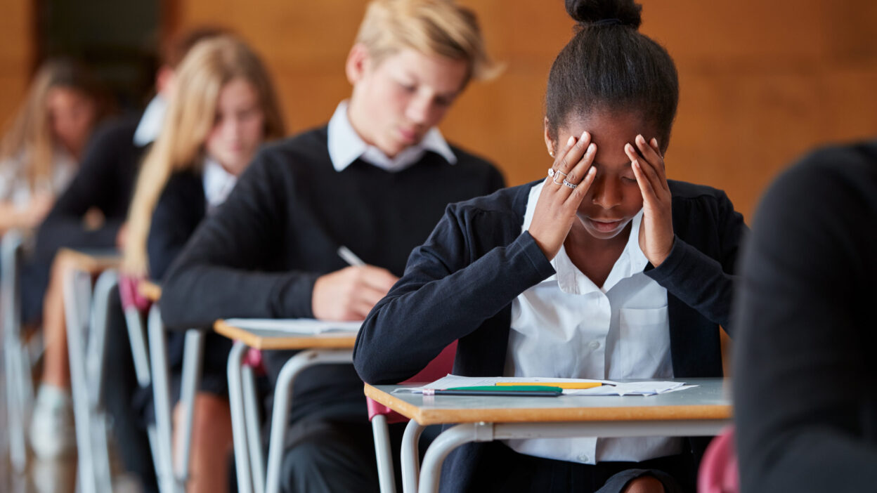 Does academic pressure harm young people's mental health?
